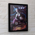 LEAGUE OF LEGENDS JINX COLLECTOR PRINT