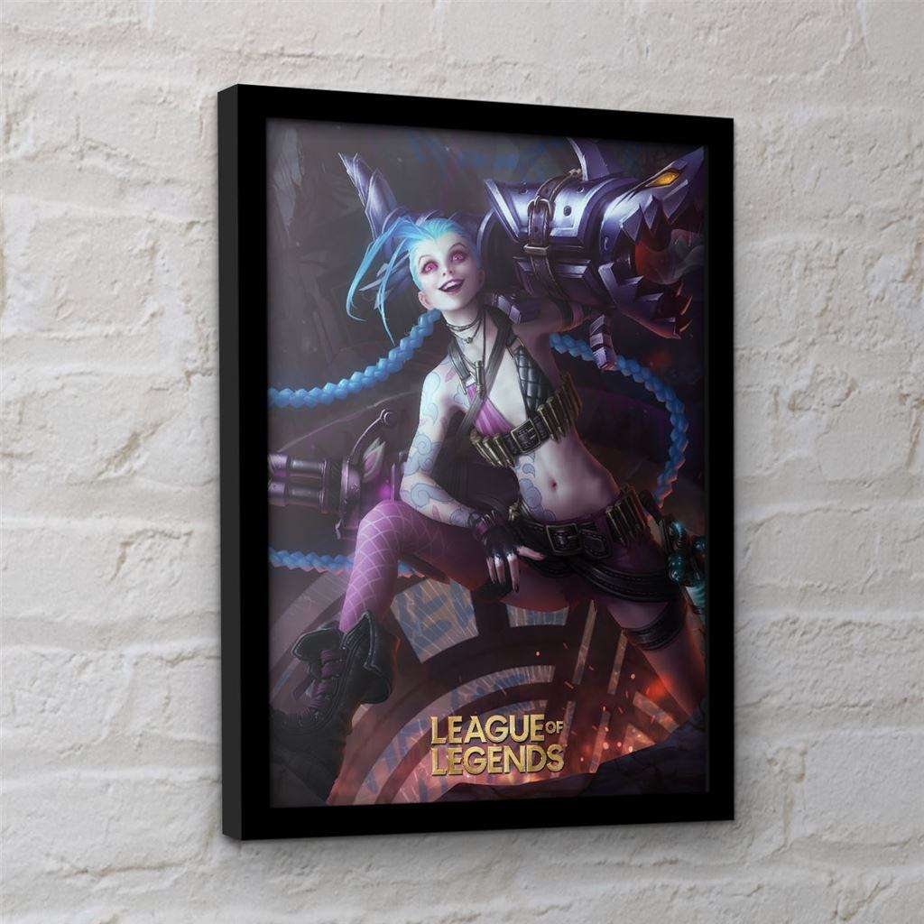 LEAGUE OF LEGENDS JINX COLLECTOR PRINT