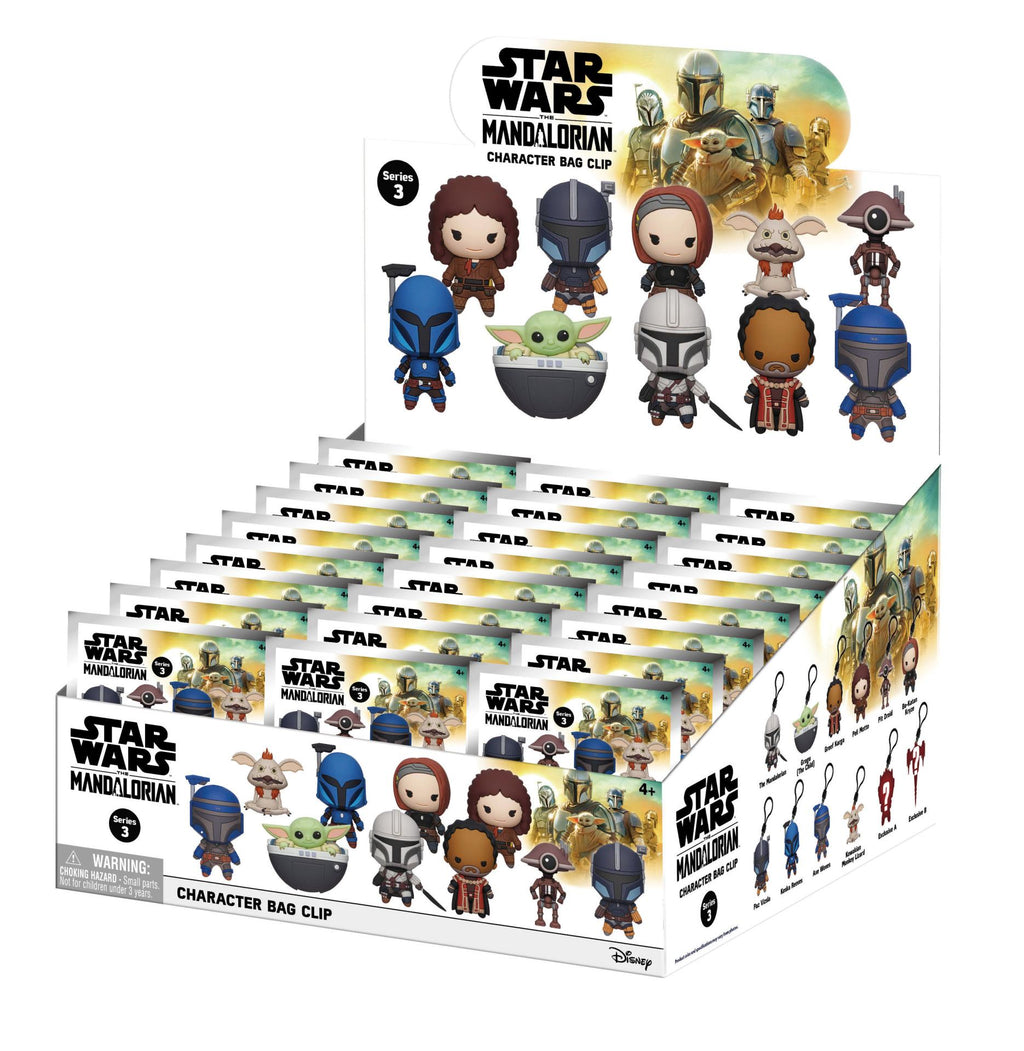 Star Wars The Mandalorian S3 Bag Clip Blind Box Display (24)