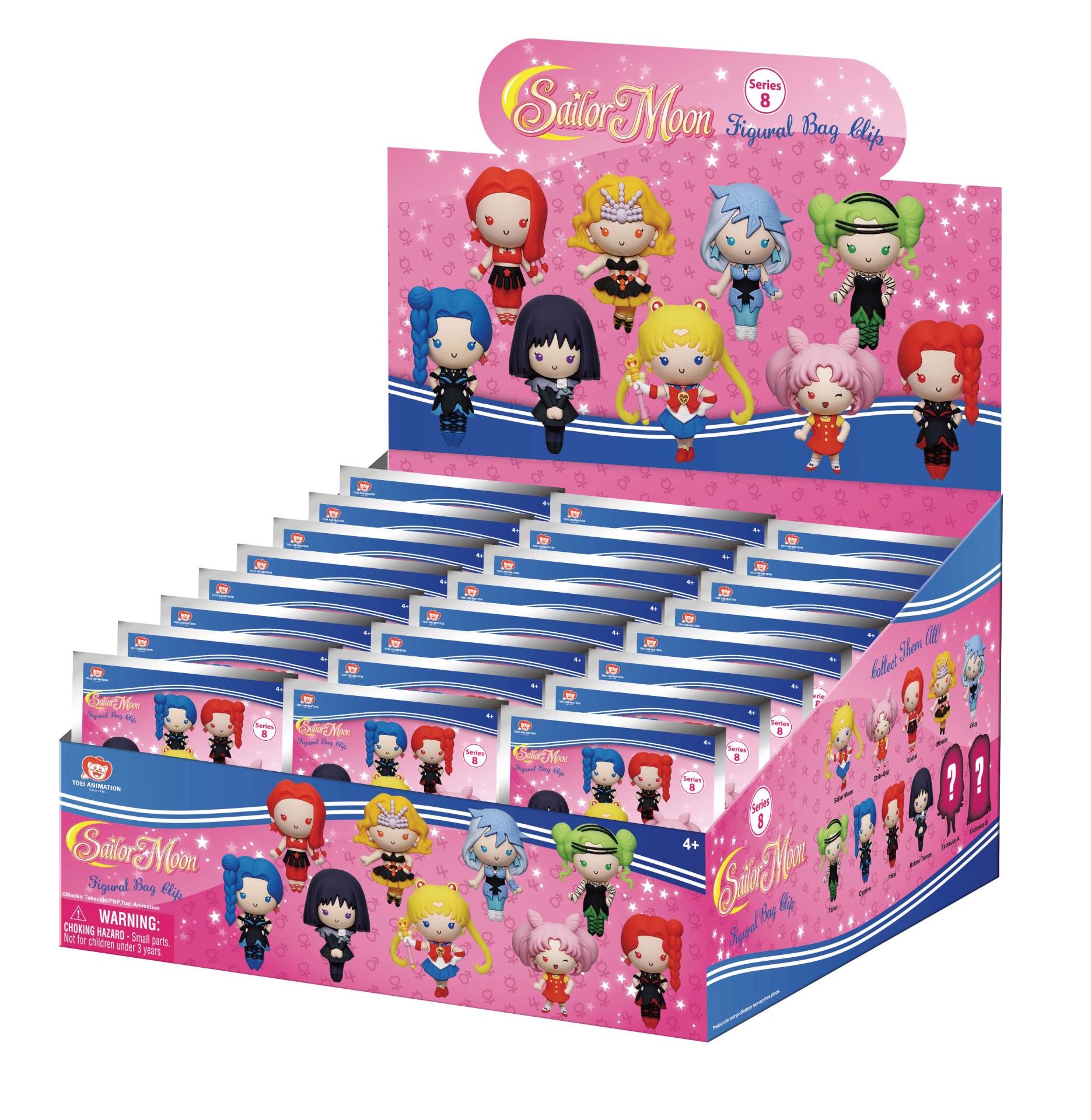 Sailor Moon S8 Bag Clip Blind Box Display (24)