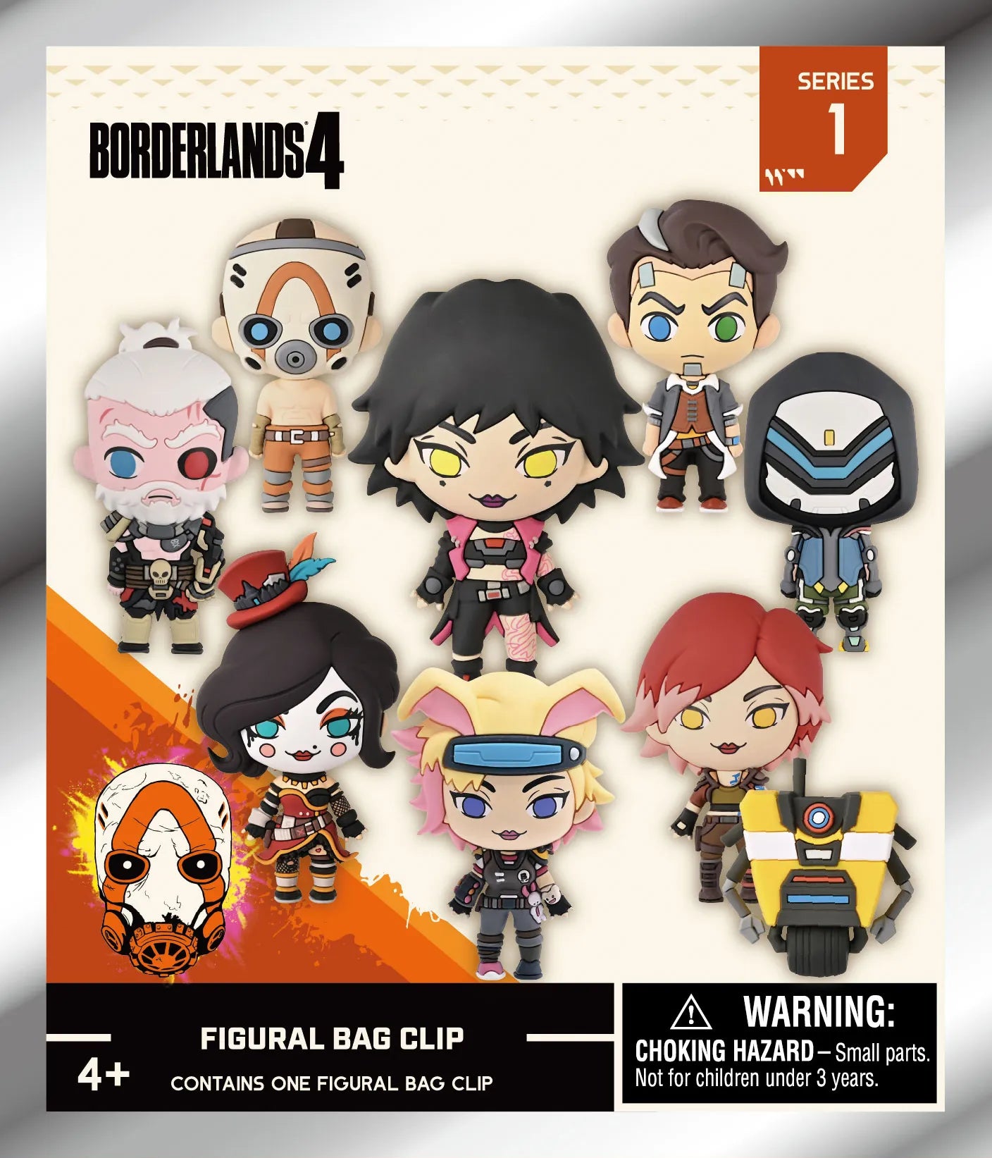 Borderlands Bag Clip Blind Box Display (24 st)