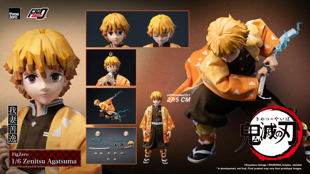 Demon Slayer Zenitsu Agatsuma FigZero 1/6 figur