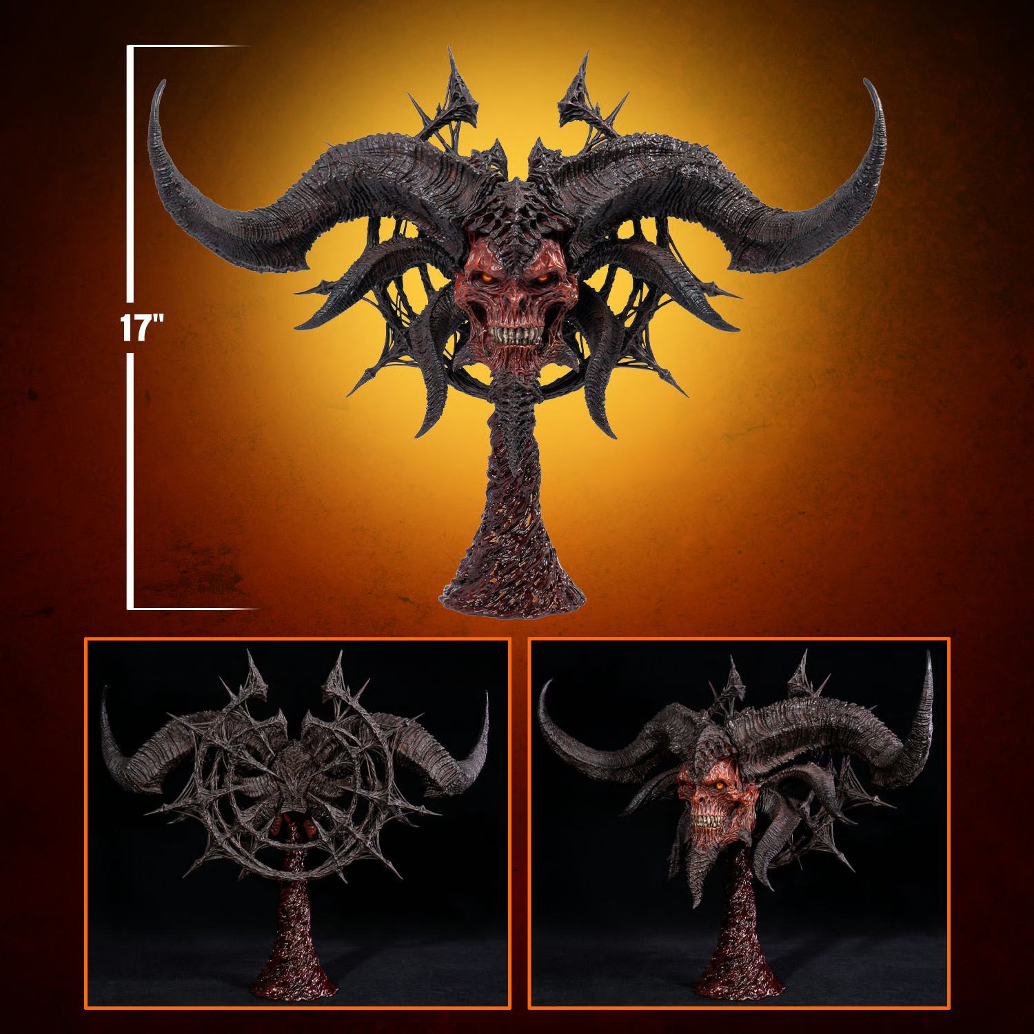 Diablo IV Lord of Hatred Mephisto 1/2 Scale Art Mask