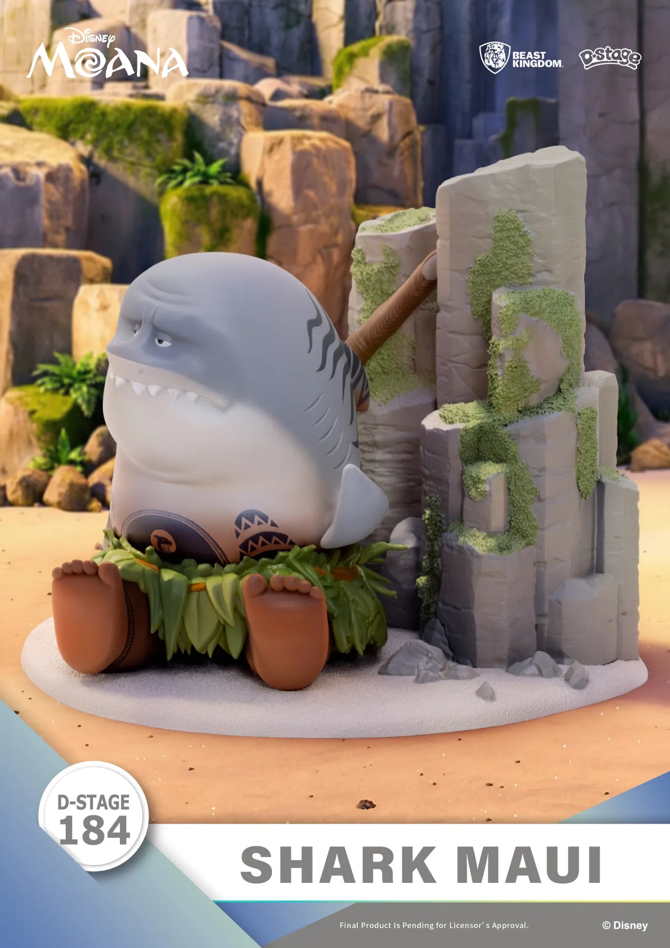Moana Shark Maui D-Stage minifigur