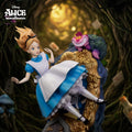 Alice in Wonderland & The Cheshire Cat Master Craft figur