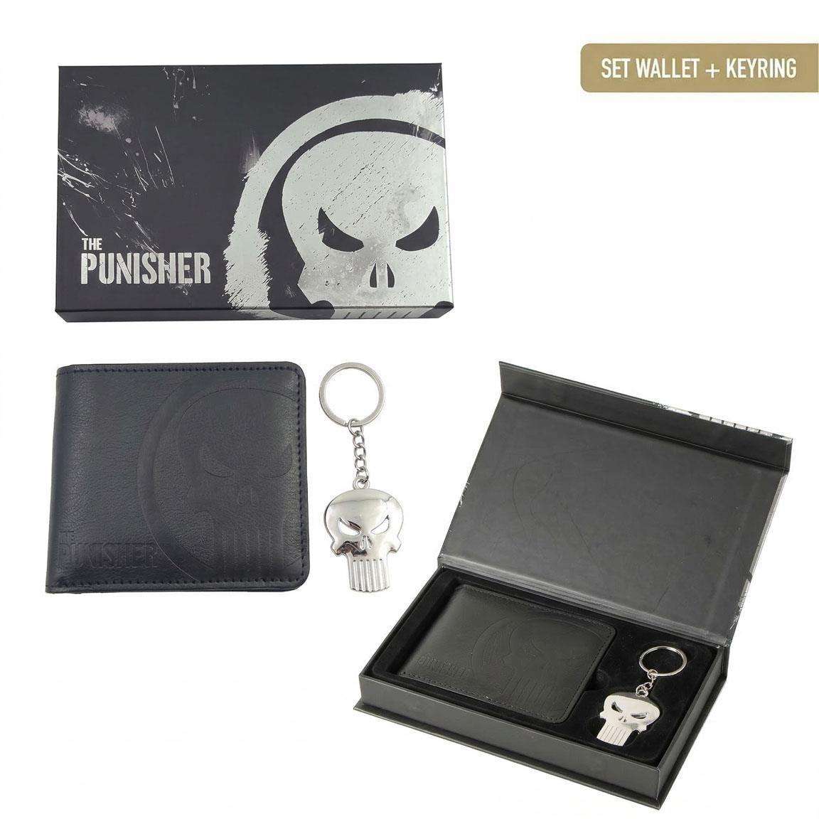 Punisher Plånbok & Nyckelring Gift Set Pack