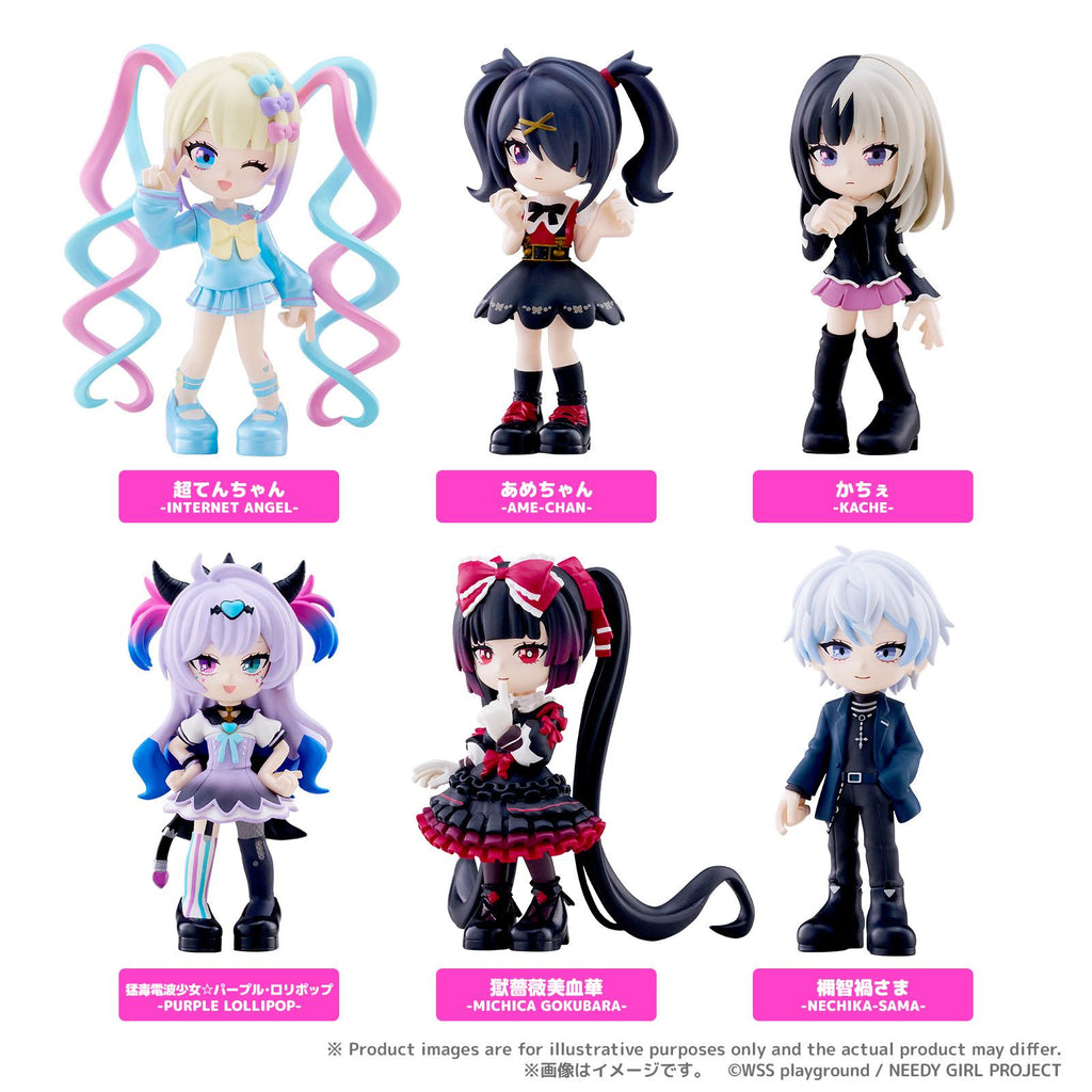 Needy Girl Overdose PalVerse minifigurset (6)