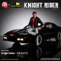 Knight Rider K.I.T.T. Vehicle & Michael Knight Actionfigur i skala 1:12
