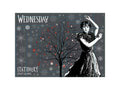 Wednesday adventskalender med stationery-set