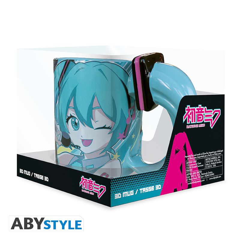 Hatsune Miku 3D-handtagsmugg