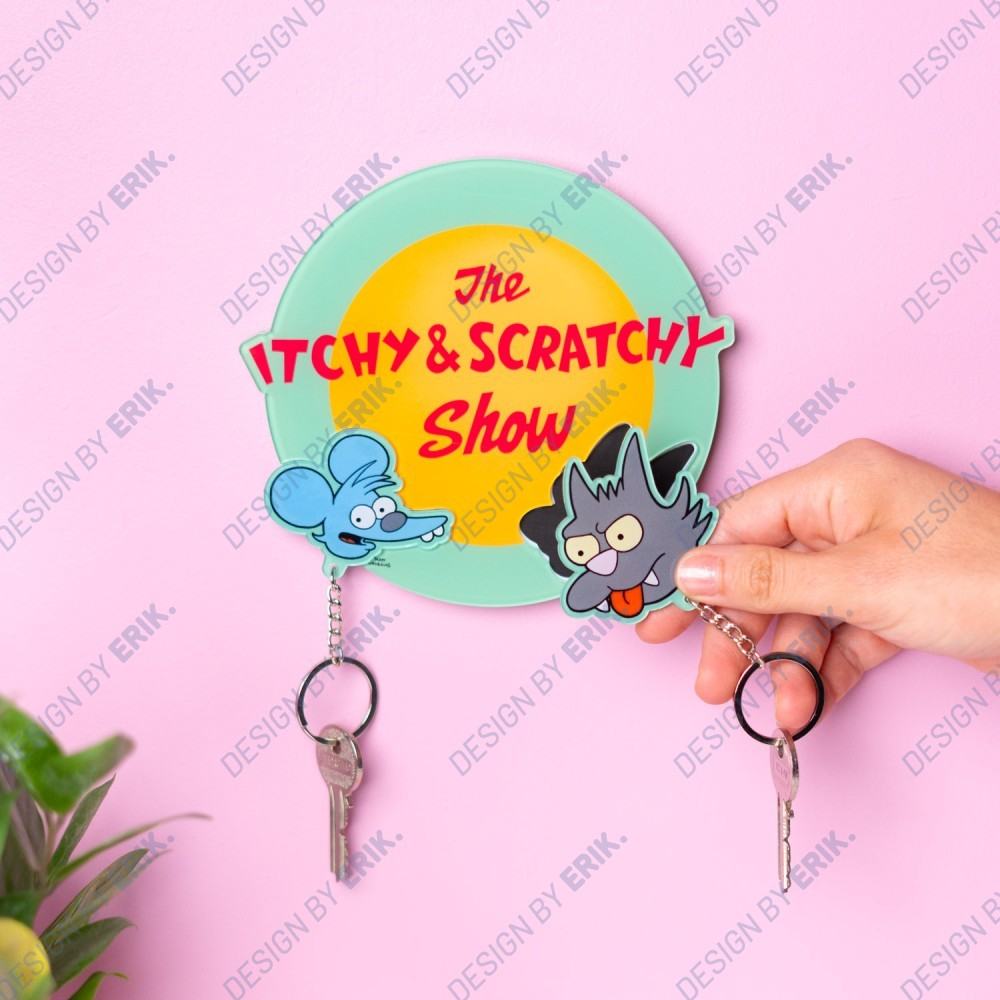 The Simpson The Itchy & Scratchy Show nyckelhållare