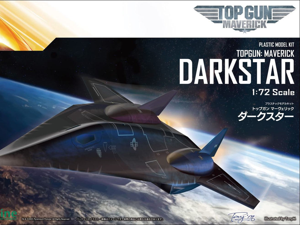 Top Gun Maverick Dark Star 1/72 modellkit