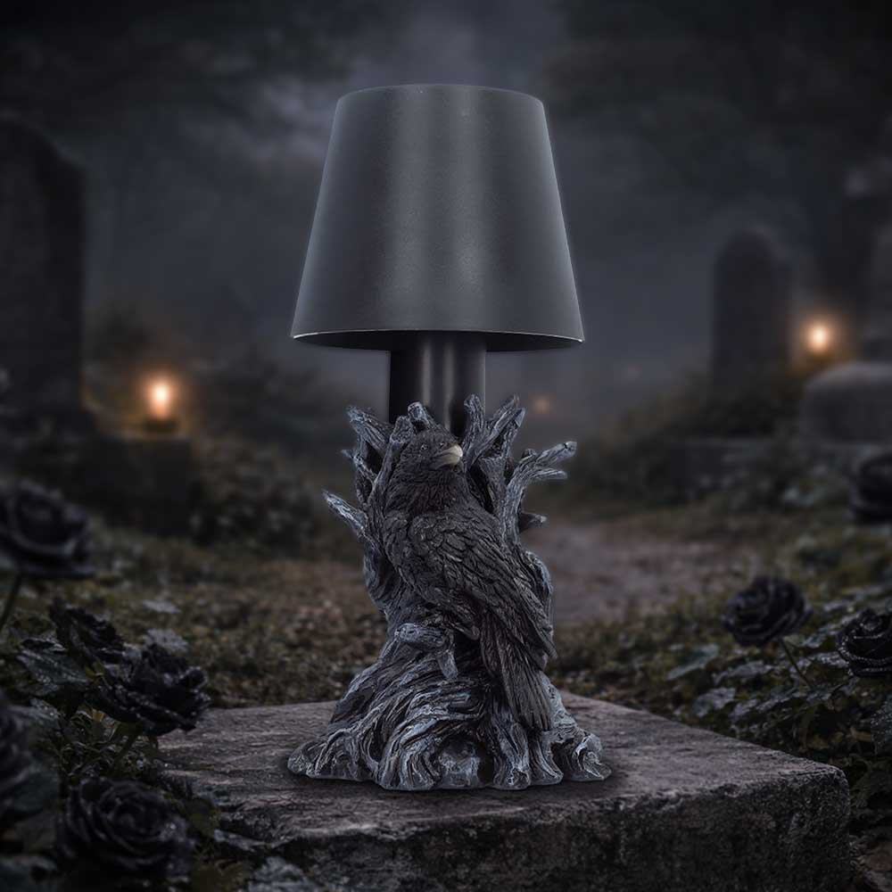Nevermore Gothic Raven LED-lampa