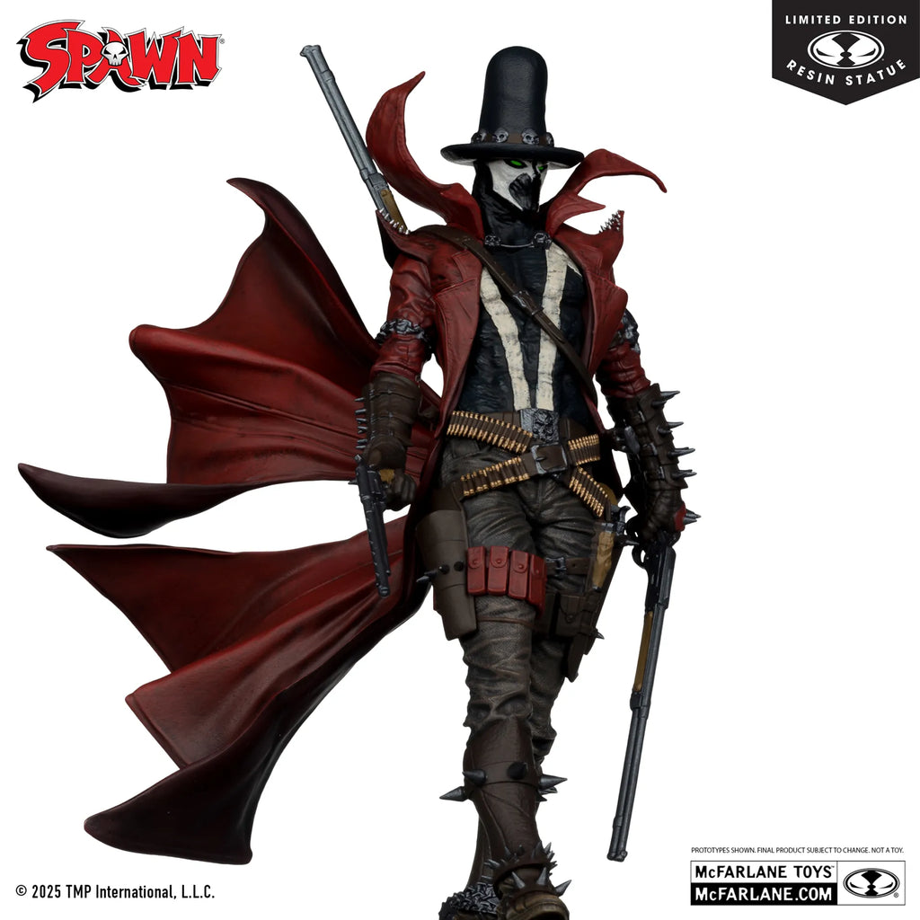 Spawn Black, White & Red All Over Gunslinger Spawn by Todd McFarlane resinfigur