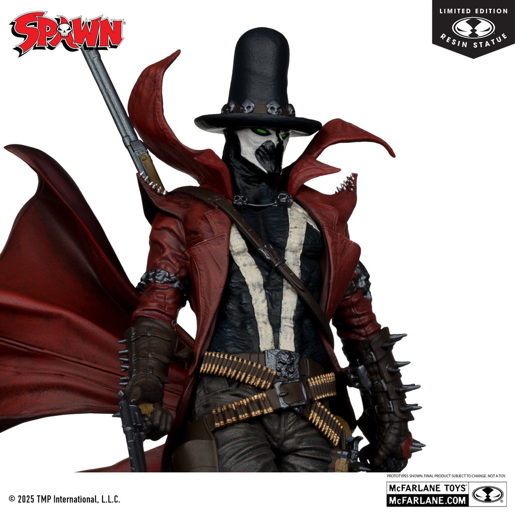 Spawn Black, White & Red All Over Gunslinger Spawn by Todd McFarlane resinfigur