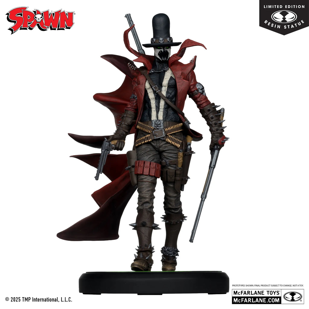 Spawn Black, White & Red All Over Gunslinger Spawn by Todd McFarlane resinfigur