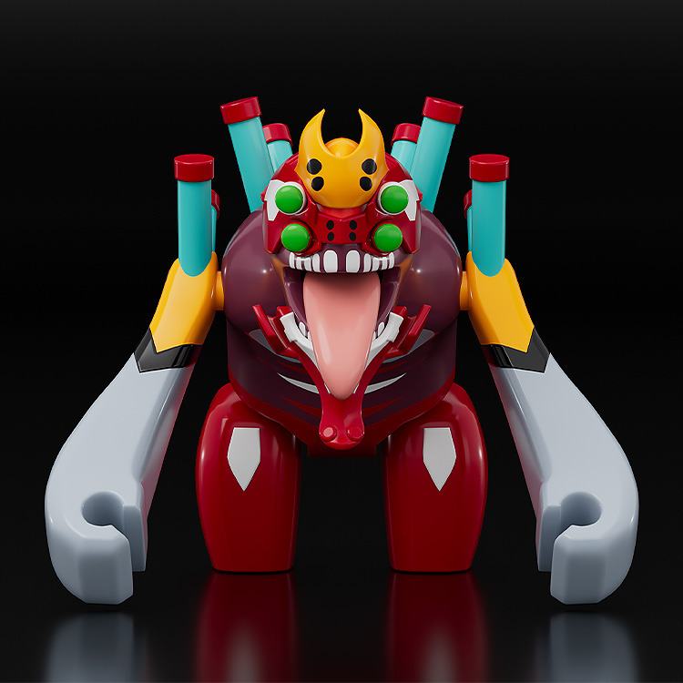 Rebuild Of Evangelion Unit 02 Beast Form 2nd Phase Type 1 BRICKROID samlarfigur