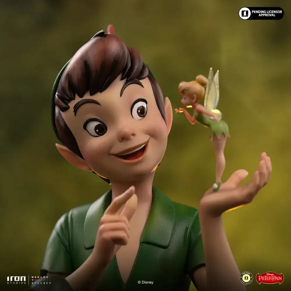 DISNEY VINTAGE PETER PAN & TINKERBELL 1/10 STATUE - bild 7