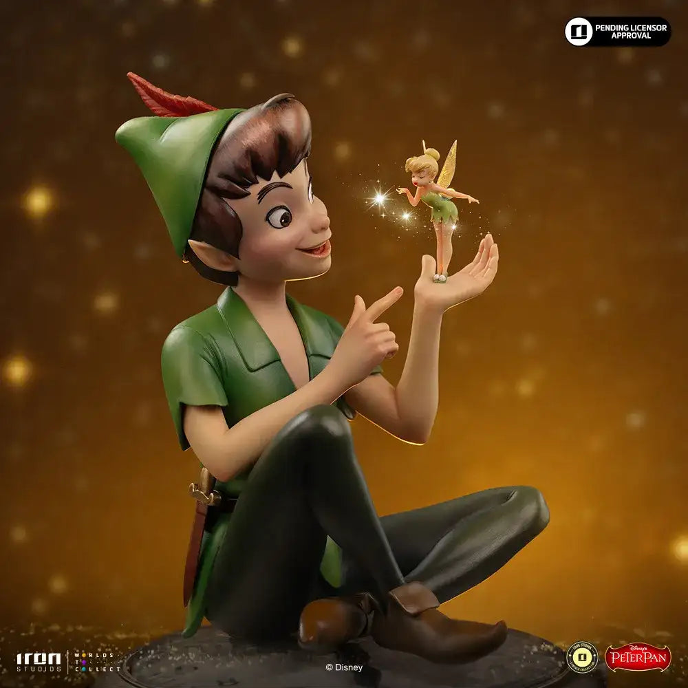 DISNEY VINTAGE PETER PAN & TINKERBELL 1/10 STATUE - bild 2