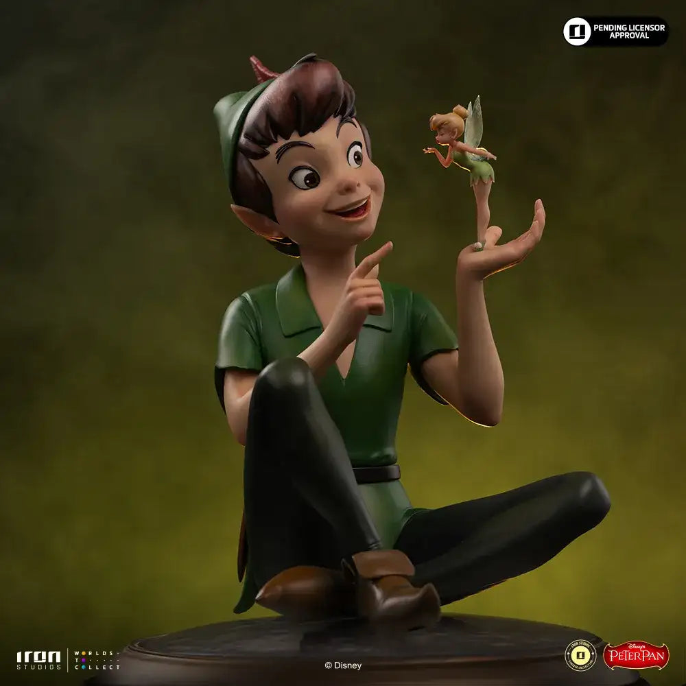 DISNEY VINTAGE PETER PAN & TINKERBELL 1/10 STATUE - bild 9