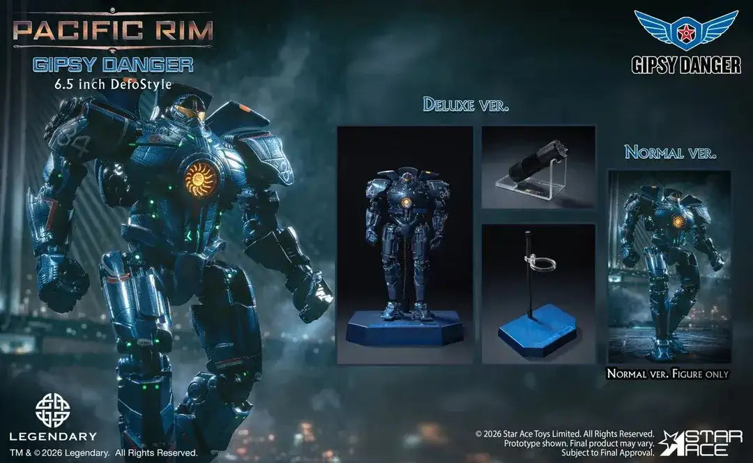 PACIFIC RIM GIPSY DANGER DEFOSTYLE DELUXE FIGURE - bild 2