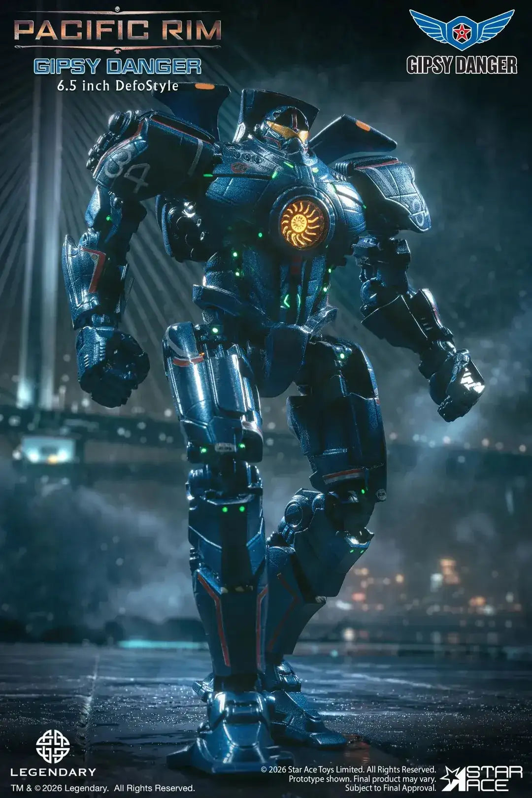 PACIFIC RIM GIPSY DANGER DEFOSTYLE DELUXE FIGURE - bild 3