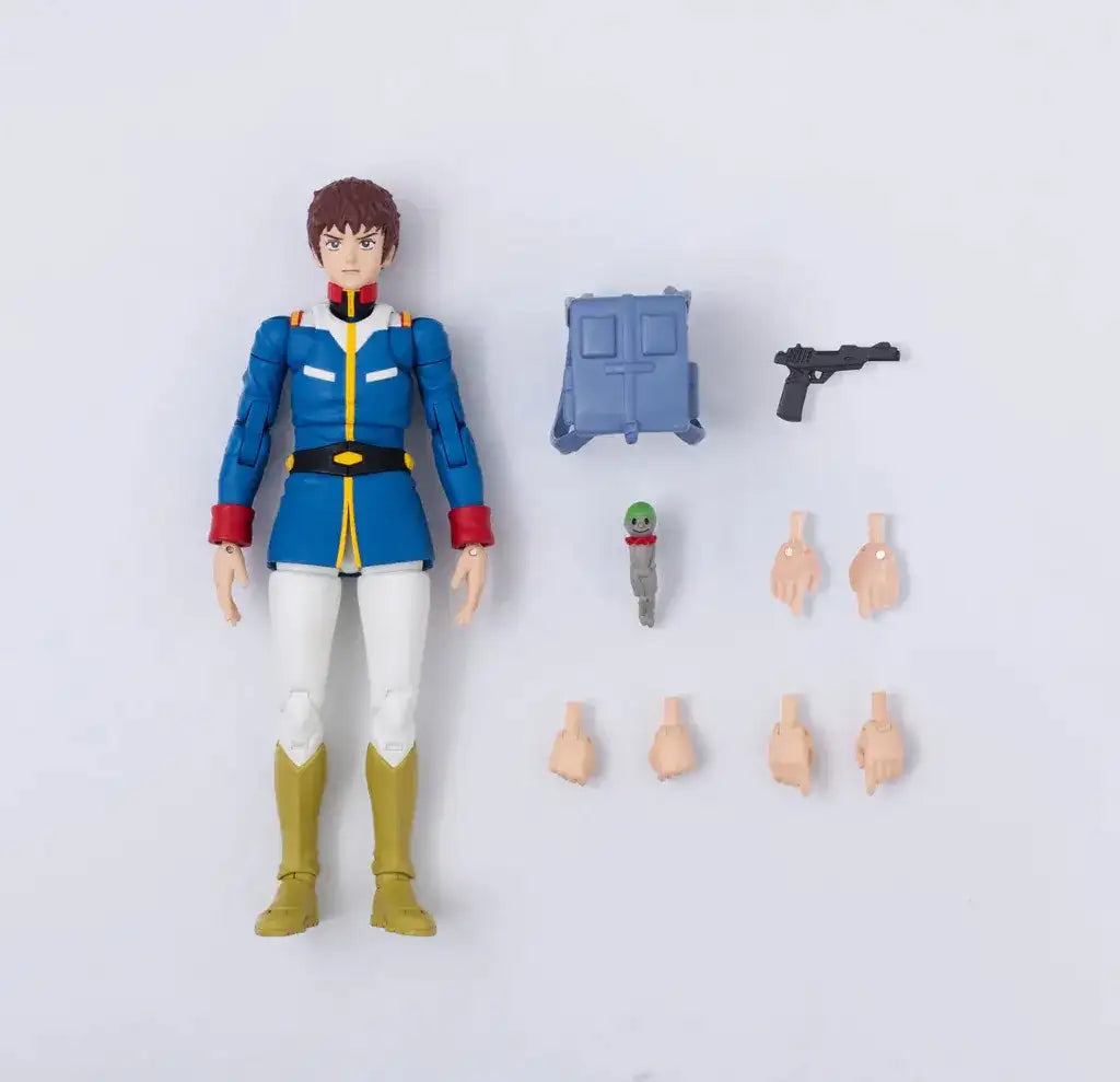 GMG COLLECTION 16 MOBILE SUIT GUNDAM EARTH FEDERATION AMURO RAY UNIFORM ACTION FIGURE - bild 2
