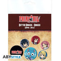 FAIRY TAIL CHARACTERS BADGE PACK