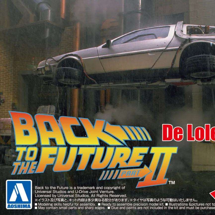BTTF PULLBACK BACK TO THE FUTURE FROM PART II TIME MACHINE MK 1/43 1