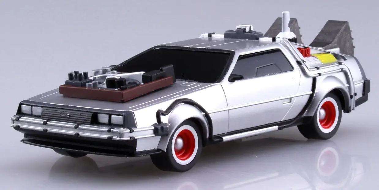 BTTF PULLBACK BACK TO THE FUTURE FROM PART III TIME MACHINE MK 1/43 1
