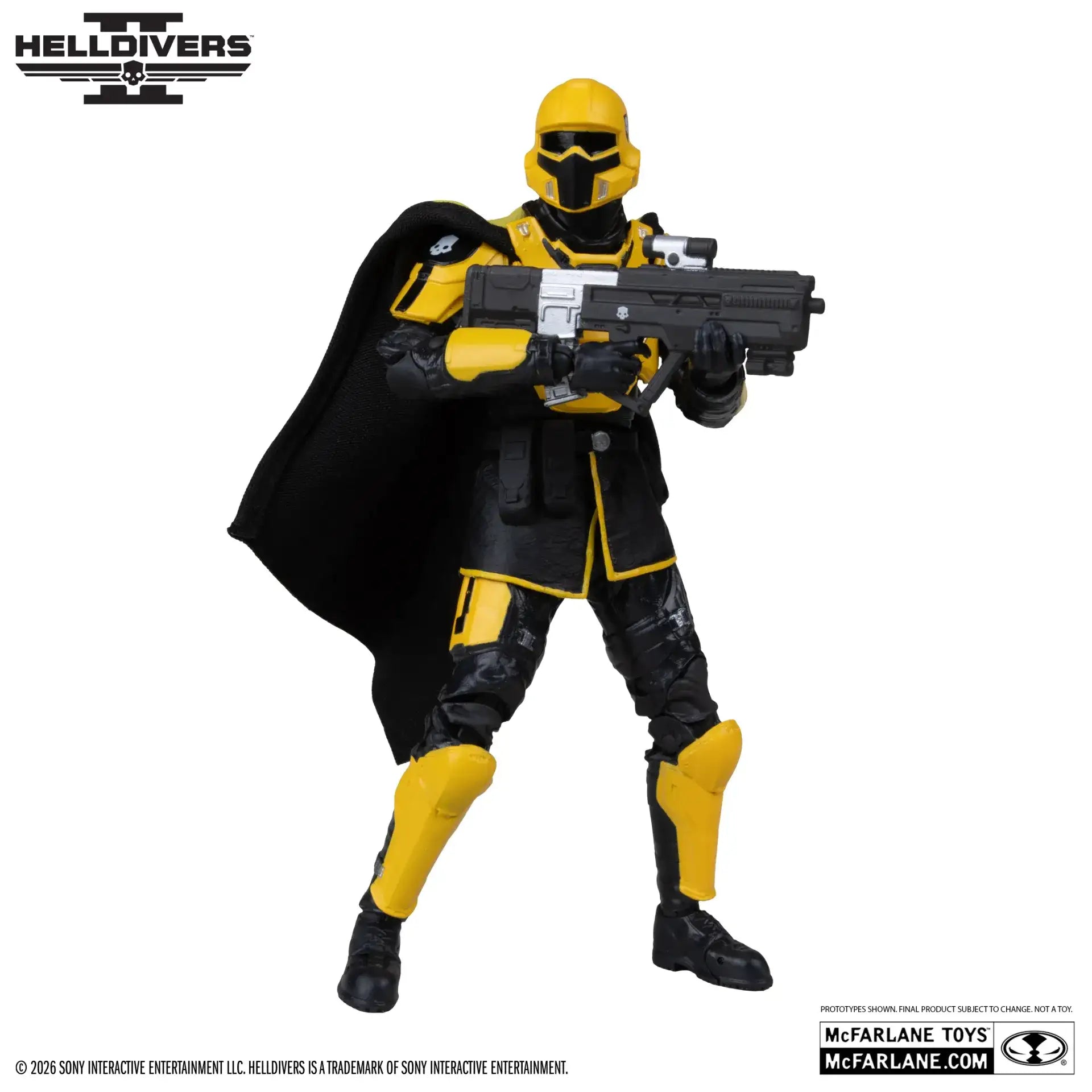 MCFARLANE GAMING EDITION 7INCH HELLDIVERS 2 TR-40 GOLD EAGLE ACTION FIGURE 3