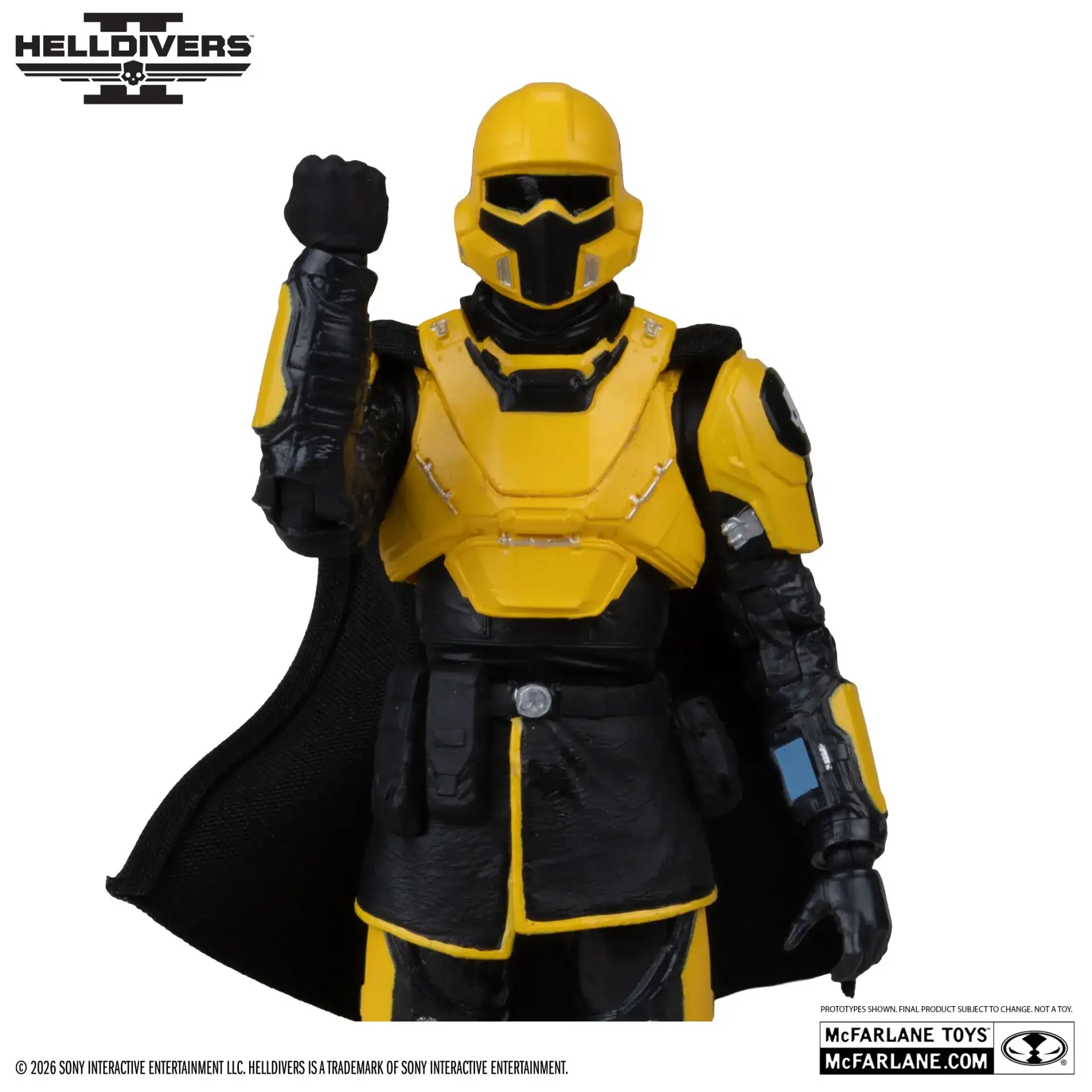 MCFARLANE GAMING EDITION 7INCH HELLDIVERS 2 TR-40 GOLD EAGLE ACTION FIGURE 6