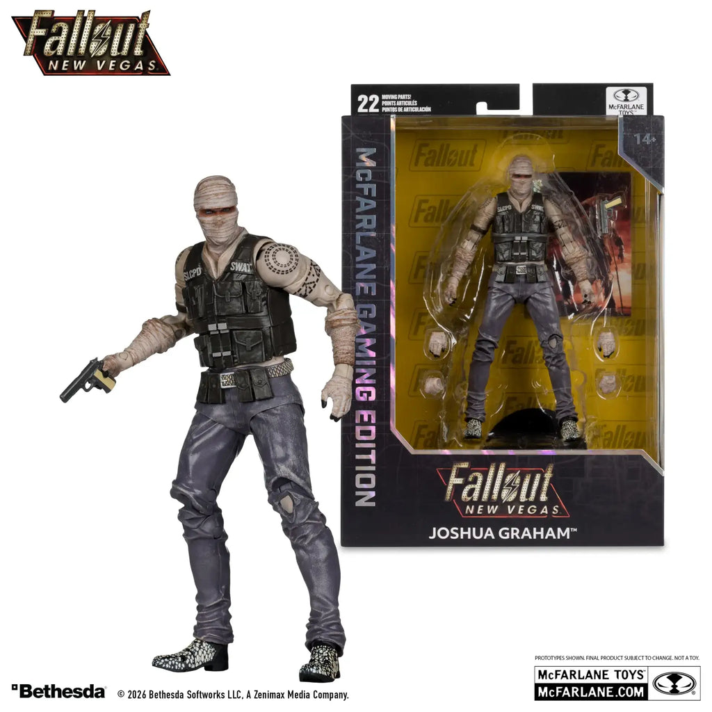 MCFARLANE GAMING EDITION 7INCH FALLOUT NEW VEGAS JOSHUA GRAHAM ACTION FIGURE 6