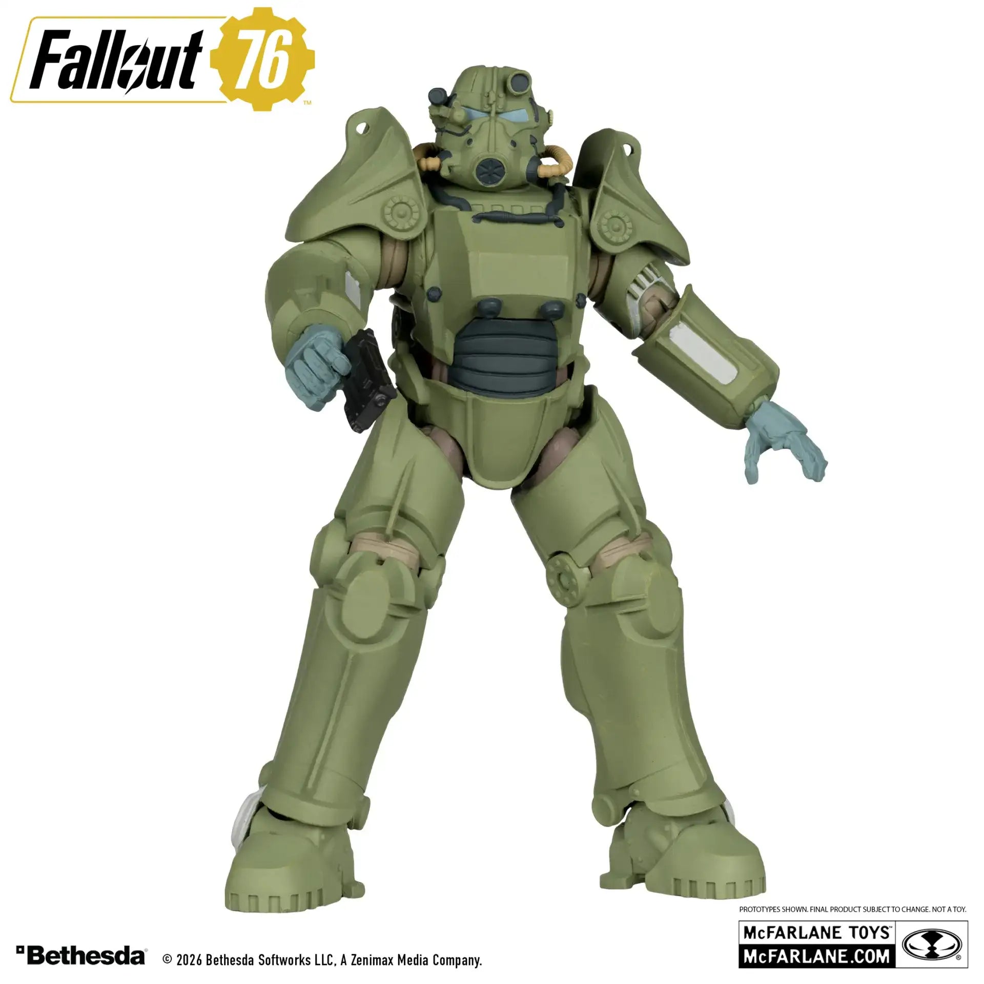 MCFARLANE GAMING EDITION 7INCH FALLOUT 76 T-45 MILITARY ARMOR ACTION FIGURE 2
