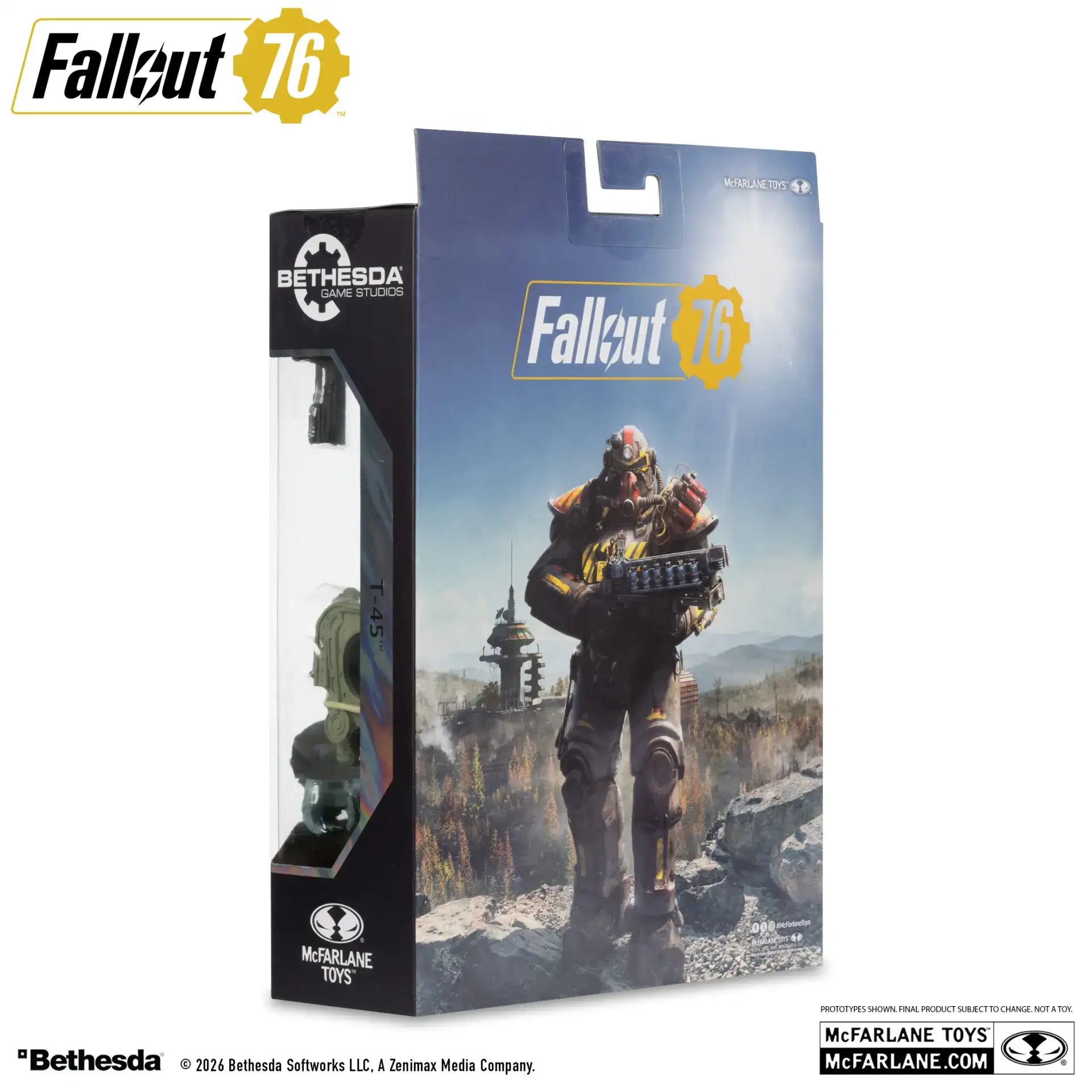 MCFARLANE GAMING EDITION 7INCH FALLOUT 76 T-45 MILITARY ARMOR ACTION FIGURE 3