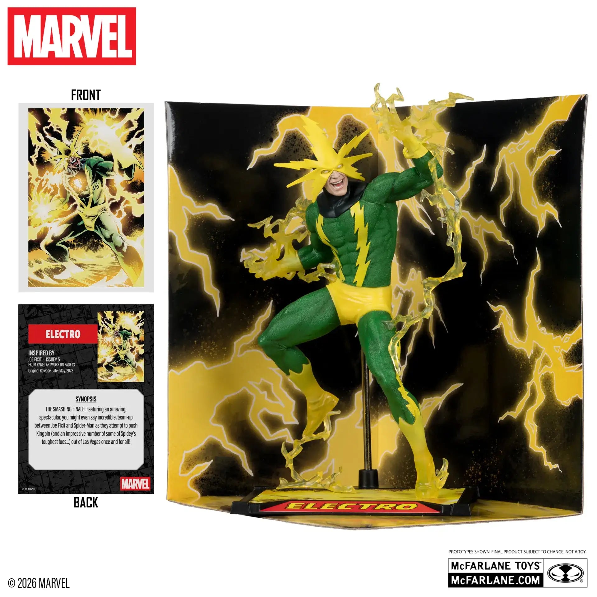 MARVEL COLLECTION 1:10TH WV8 ELECTRO (JOE FIXIT #5) FIGURE 5