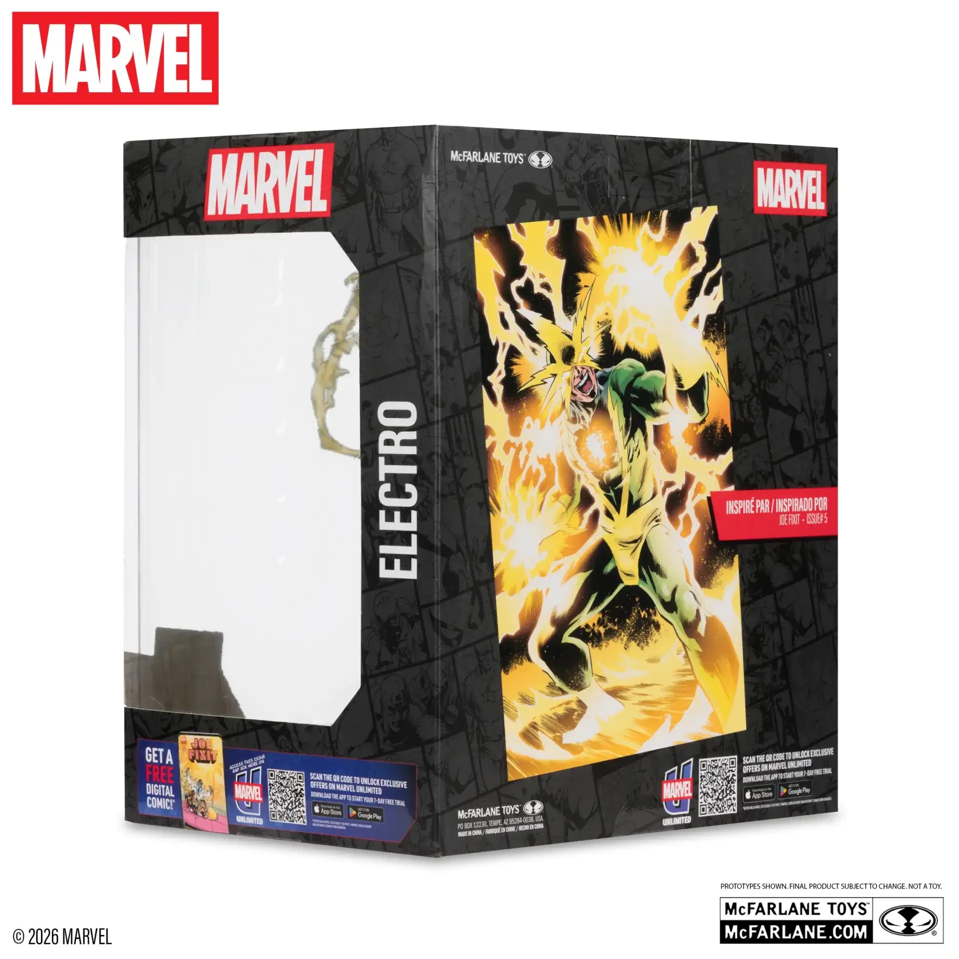 MARVEL COLLECTION 1:10TH WV8 ELECTRO (JOE FIXIT #5) FIGURE 7