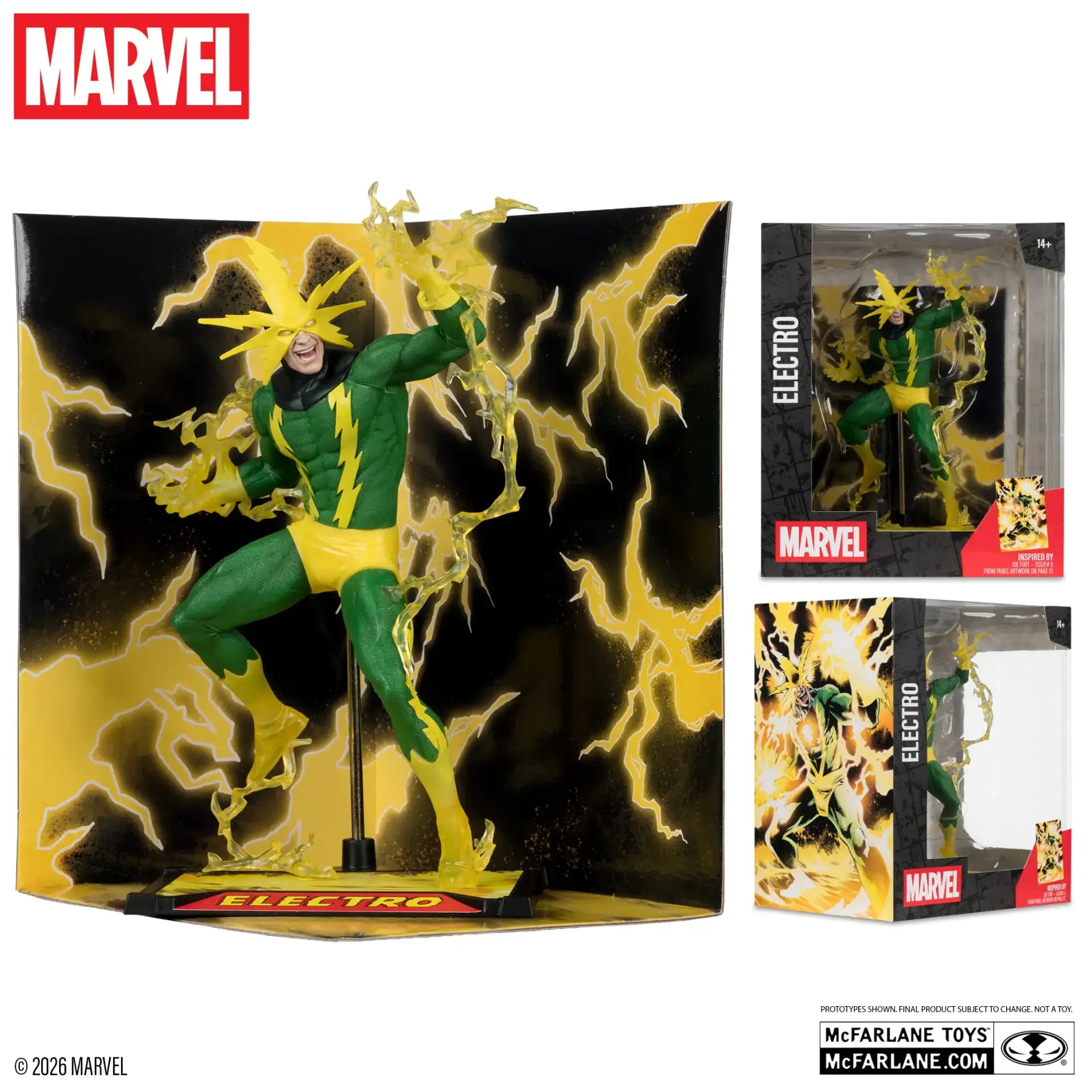 MARVEL COLLECTION 1:10TH WV8 ELECTRO (JOE FIXIT #5) FIGURE 4