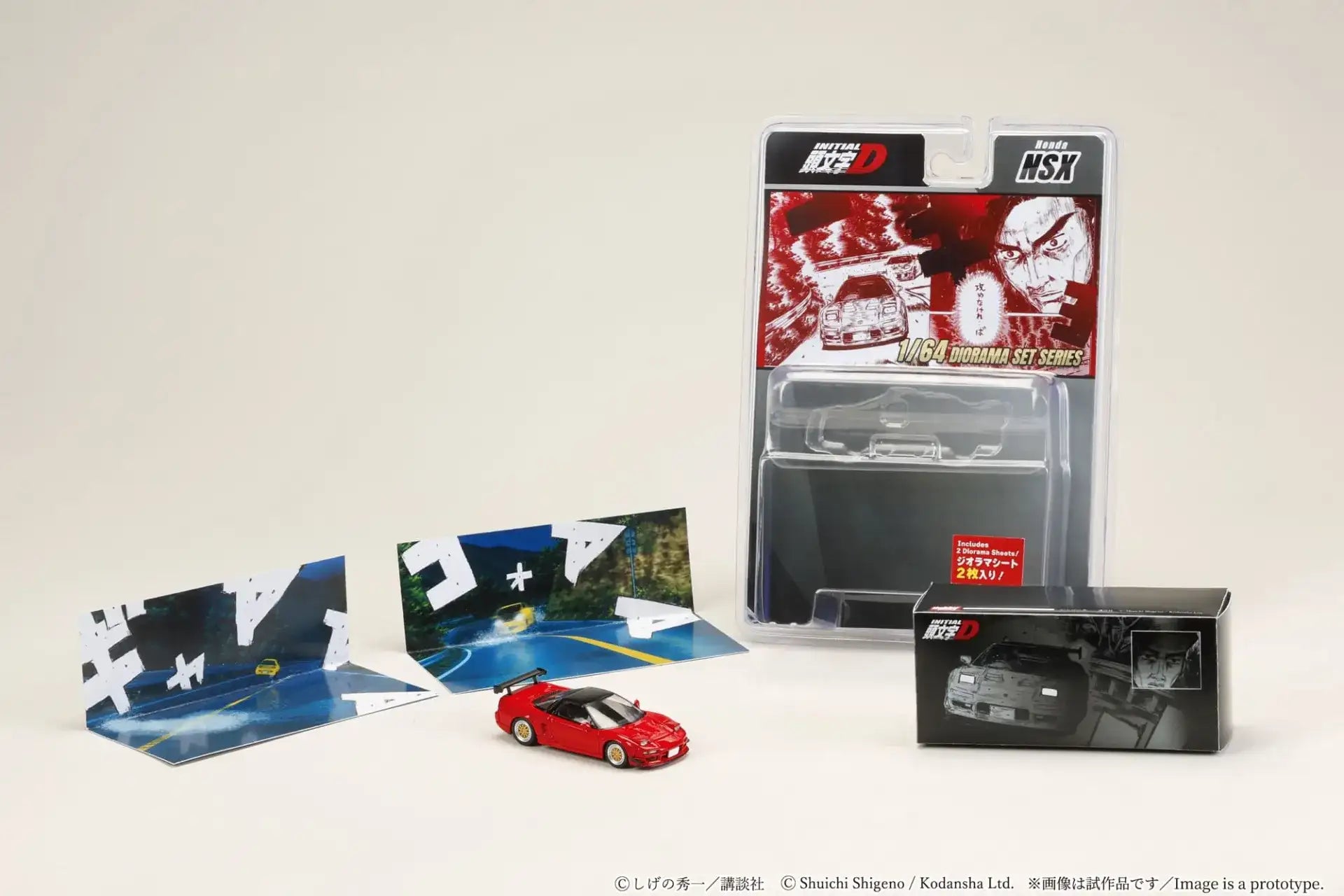 INITIAL D 1/64 HONDA NSX GO HOJO VS KEISUKE TAKAHASHI 7