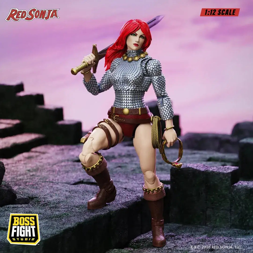 RED SONJA IMMORTAL RED SONJA 1:12 SCALE EPIC H.A.C.K.S. ACTION FIGURE 6