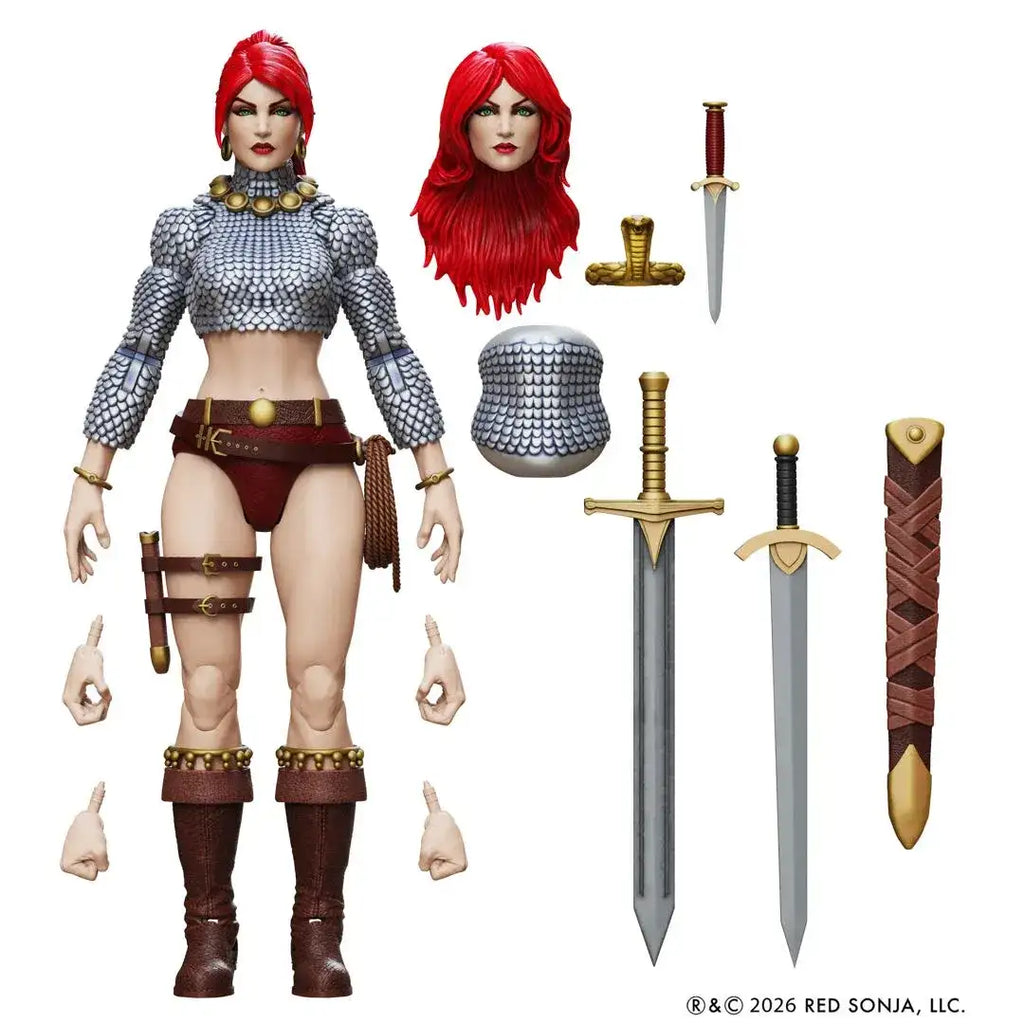 RED SONJA IMMORTAL RED SONJA 1:12 SCALE EPIC H.A.C.K.S. ACTION FIGURE 4