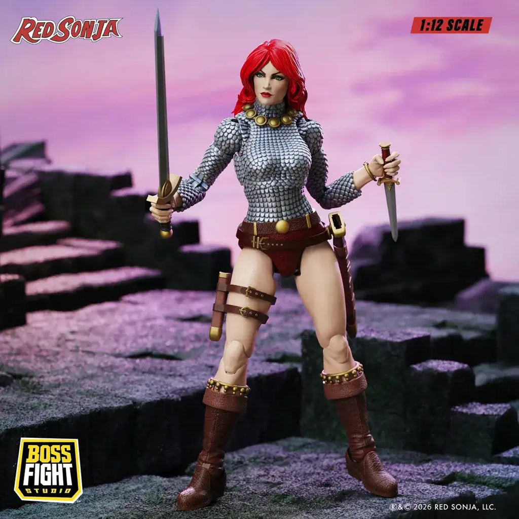 RED SONJA IMMORTAL RED SONJA 1:12 SCALE EPIC H.A.C.K.S. ACTION FIGURE 5