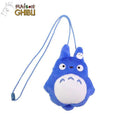 MY NEIGHBOR TOTORO MEDIUM BLUE TOTORO PLUSH POUCH WITH STRINGS