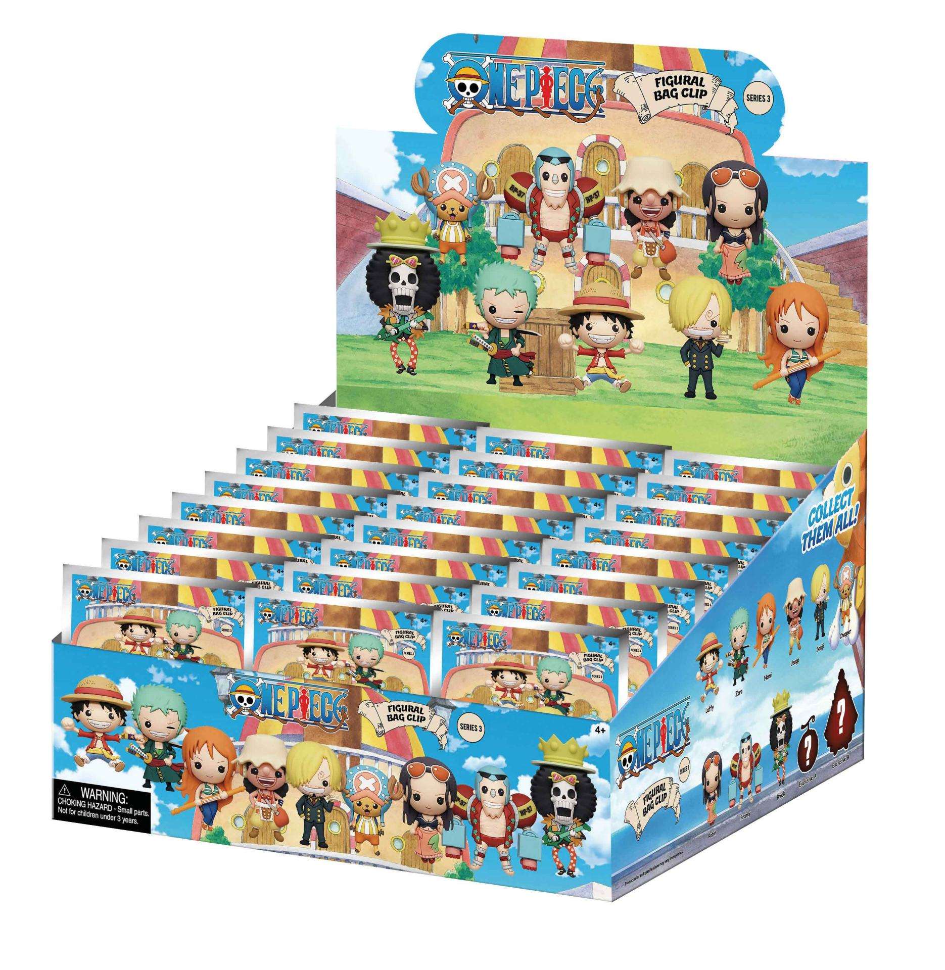 ONE PIECE S3 BAG CLIP BLIND BOX DISPLAY (24)