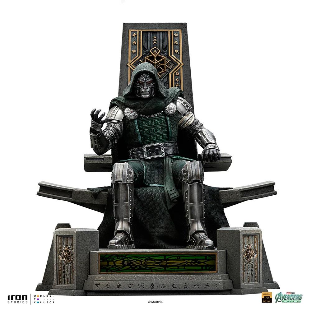 AVENGERS:DOOMSDAY DOCTOR DOOM ON THRONE 1/10 STATUE