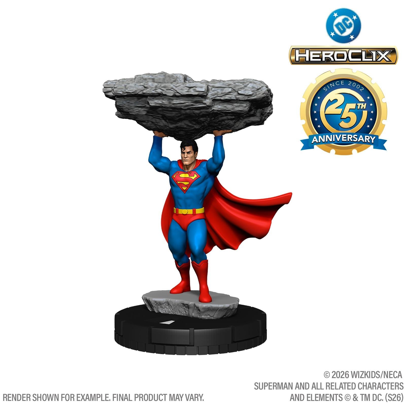 DC HEROCLIX 25TH ANNIVERSARY SUPERMAN