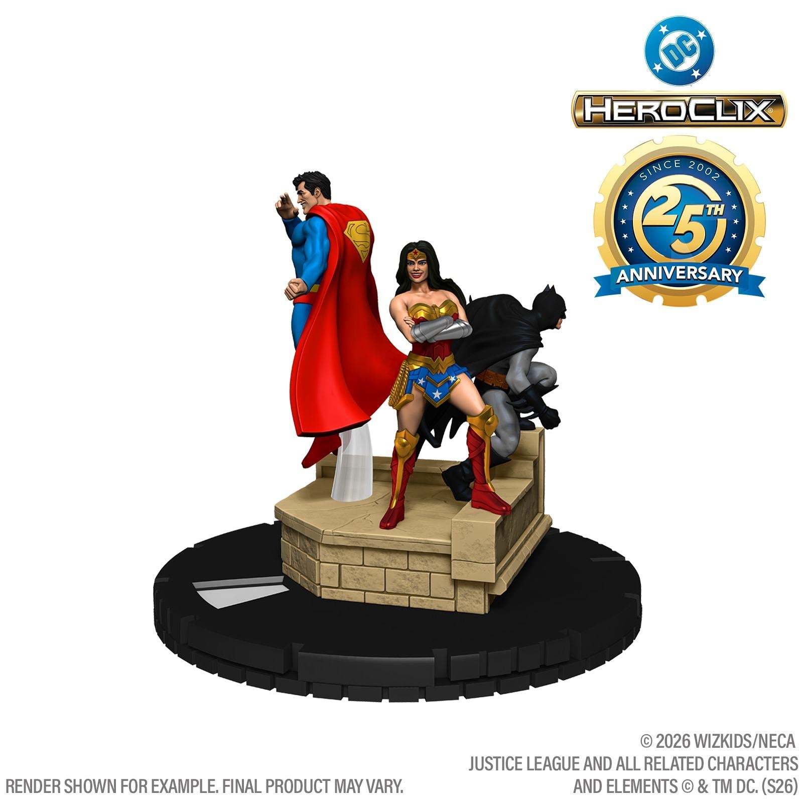 DC HEROCLIX 25TH ANNIVERSARY THE TRINITY