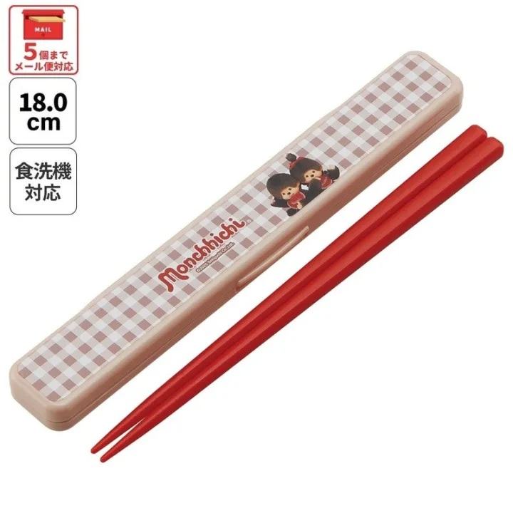 MONCHHICHI 18CM CHOPSTICKS BOX SET