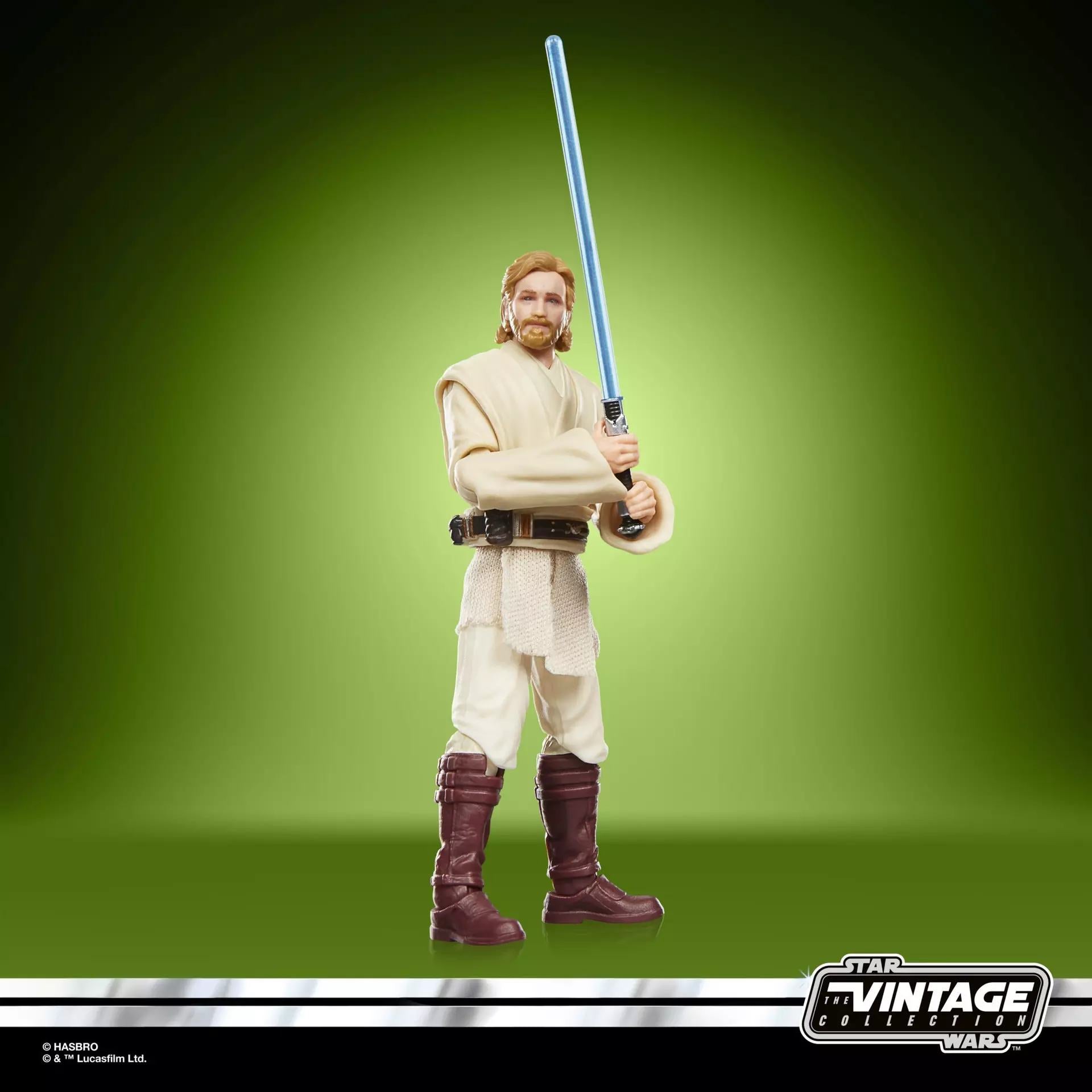 STAR WARS VINTAGE ATTACK OF THE CLONES OBI-WAN KENOBI ACTION FIGURE
