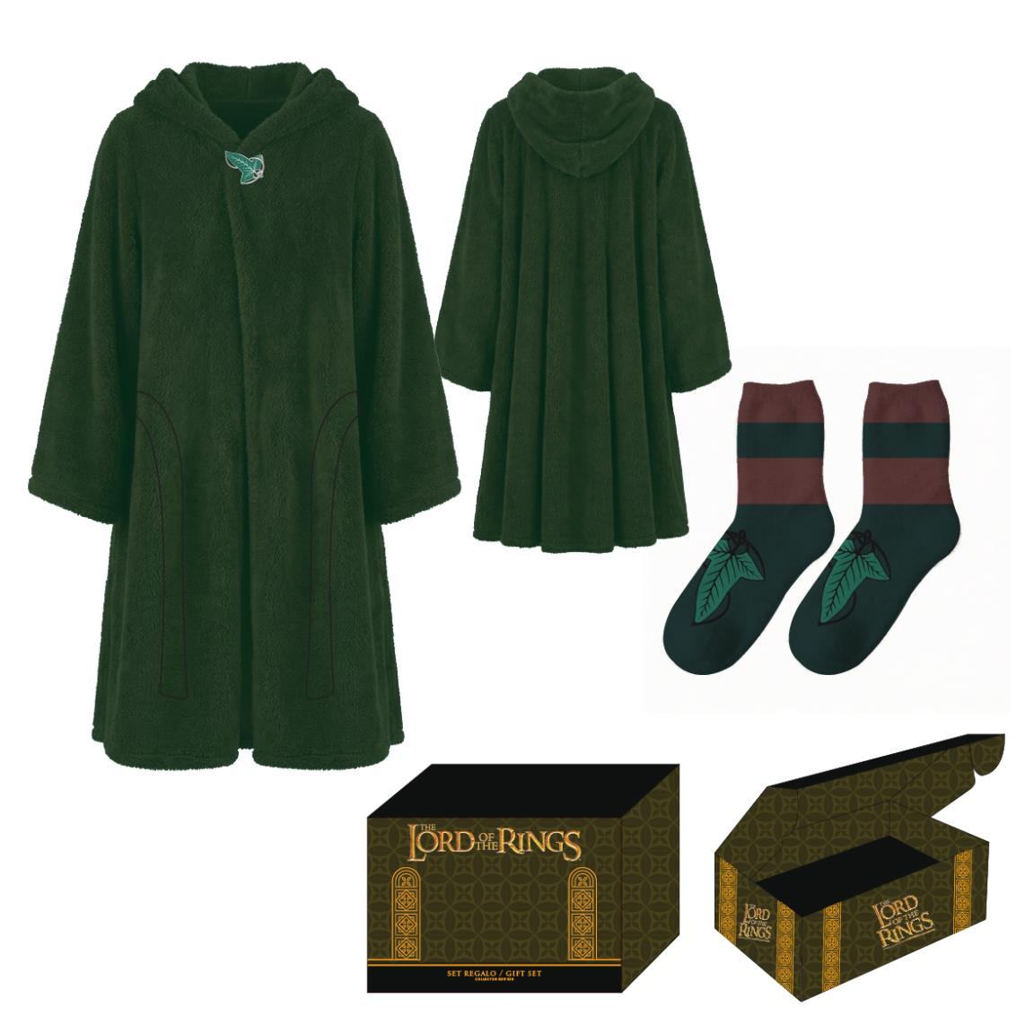 THE LORD OF THE RINGS FLEECE CAPE & SOCKS GIFT SET